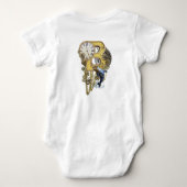 Stoomstijl verjaardagsletter B Romper (Achterkant)