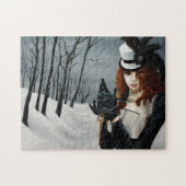 Stoomstijl Victoriaanse Libel Legpuzzel (Horizontaal)