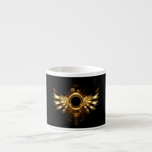 Stoomstijl vleugels espresso kop (Voorkant)