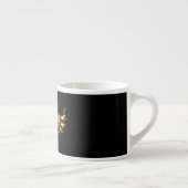 Stoomstijl vleugels espresso kop (Rechts)