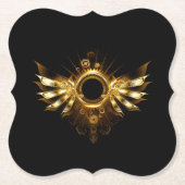 Stoomstijl vleugels kartonnen onderzetters (Voorkant)