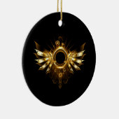 Stoomstijl vleugels keramisch ornament (Rechts)