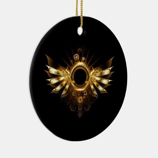 Stoomstijl vleugels keramisch ornament (Rechts)