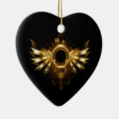Stoomstijl vleugels keramisch ornament (Rechts)