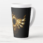 Stoomstijl vleugels latte mok (Rechterhoek)