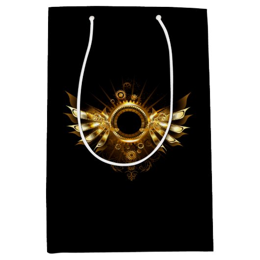 Stoomstijl vleugels medium cadeauzakje (Voorkant)