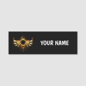 Stoomstijl vleugels naamplaatje (Voorkant)