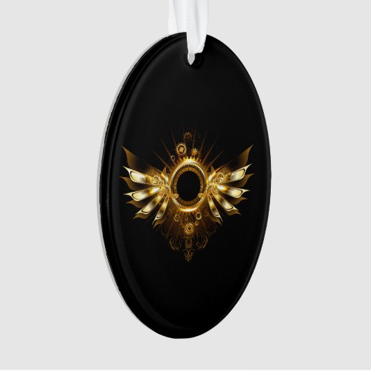 Stoomstijl vleugels ornament (voorkant)