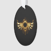 Stoomstijl vleugels ornament (voorkant)