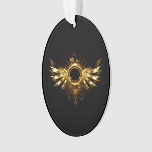 Stoomstijl vleugels ornament (voorkant)