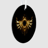 Stoomstijl vleugels ornament (voorkant)