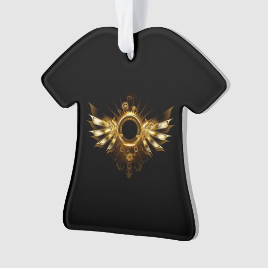 Stoomstijl vleugels ornament (voorkant)