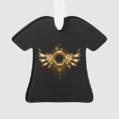 Stoomstijl vleugels ornament (achterkant)