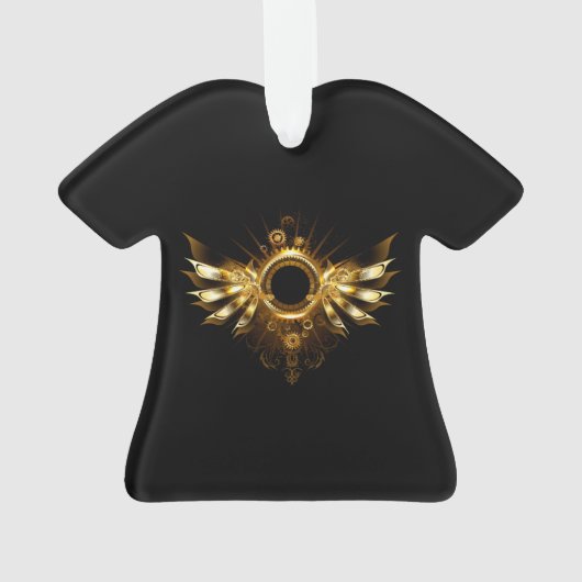 Stoomstijl vleugels ornament (achterkant)