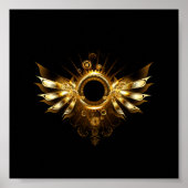 Stoomstijl vleugels poster (Voorkant)