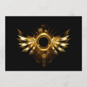 Stoomstijl vleugels programmakaart (Voorkant)