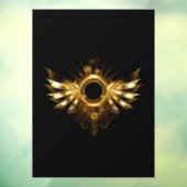 Stoomstijl vleugels raamsticker (Vel 3)