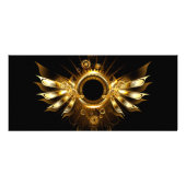 Stoomstijl vleugels reclamekaart (Voorkant)