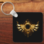 Stoomstijl vleugels sleutelhanger (Voorkant)