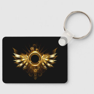 Stoomstijl vleugels sleutelhanger