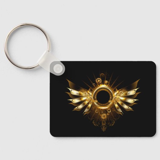 Stoomstijl vleugels sleutelhanger (Achterkant)