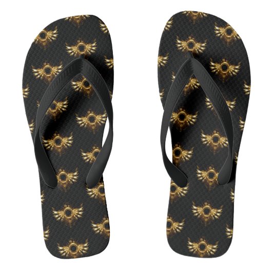 Stoomstijl vleugels teenslippers (Voetbed)