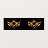 Stoomstijl vleugels visitekaartje (Buitenkant ongevouwen)