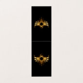 Stoomstijl vleugels visitekaartje (Buitenkant ongevouwen)