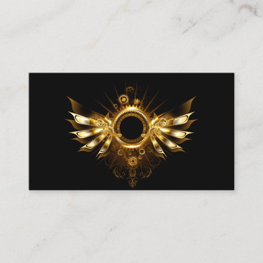 Stoomstijl vleugels visitekaartje (Voorkant)