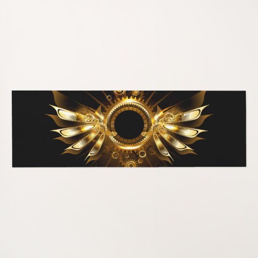 Stoomstijl vleugels yogamat (Achterkant (horizontaal))