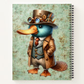 Stoomstijl Vogelbekdier Notitieboek (Achterkant)