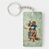 Stoomstijl Vogelbekdier Sleutelhanger (Voorkant)