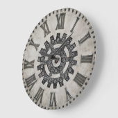 Stoomstijl Wandklok (Hoek)