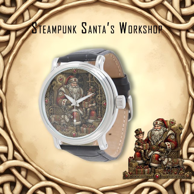 Stoomstijl werkplaats van Kerstman  Horloge (Creator heeft geüpload)