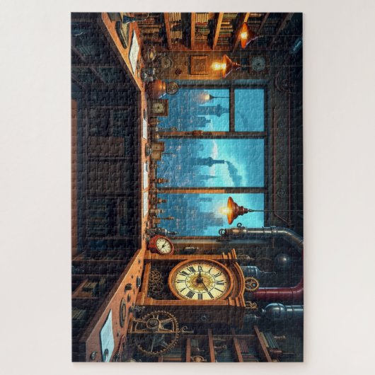 Stoomstijl workshop legpuzzel (Verticaal)