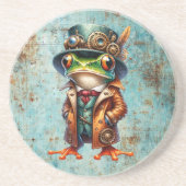 Stoomstijlfrog Zandsteen Onderzetter (Voorkant)