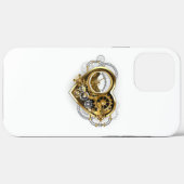 Stoomstijlhart met een Manometer Case-Mate iPhone Case (Achterkant (horizontaal))