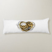 Stoomstijlhart met een Manometer Lichaamskussen (Achterkant)