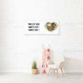 Stoomstijlhart met een Manometer Spandoek (Insitu)