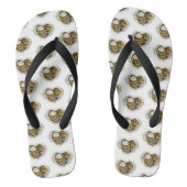 Stoomstijlhart met een Manometer Teenslippers (Voetbed)