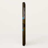 Stoomstijltandwielen en Blauwe Vlinders Case-Mate iPhone Case (Achterkant/links)