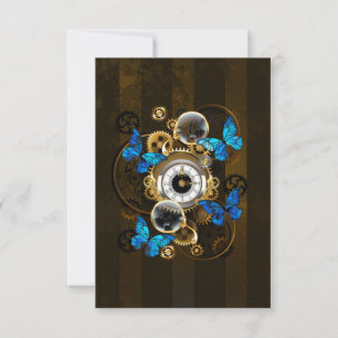 Stoomstijltandwielen en Blauwe Vlinders Kaart