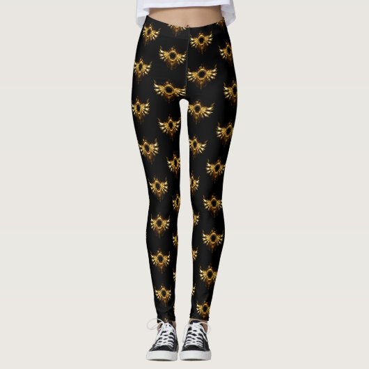 Stoomstijlvleugels Leggings (Voorkant)