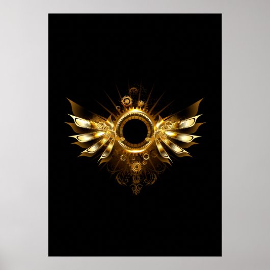 Stoomstijlvleugels Poster (Voorkant)