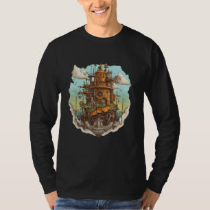 Stoomstoomavonturen Victoriaans Futuristisch Steam T-shirt