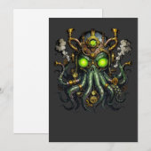 Stoomtech Cthulhu monster Kaart (Voorkant / Achterkant)