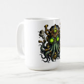 Stoomtech Cthulhu monster Koffiemok (Voorkant links)