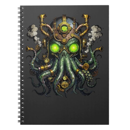 Stoomtech Cthulhu monster Notitieboek (Voorkant)