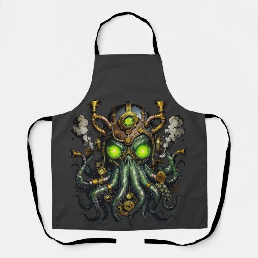Stoomtech Cthulhu monster Schort (Voorkant)