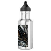 Stoomtech Drakenoog Close-up Ai Kunst Waterfles (Rechts)